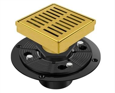 Τετράγωνη αποχέτευση δαπέδου ντουζιέρας με φλάντζα